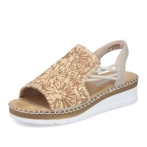 Dámské sandály RIEKER V1268-64 béžová S6