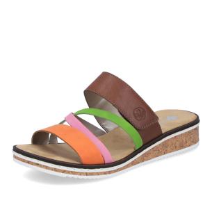 Dámské nazouváky RIEKER V3652-96 hnědá S6