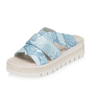 Dámské nazouváky RIEKER V4989-10 modrá S6