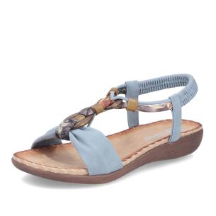 Dámské sandály RIEKER V7568-14 modrá S6