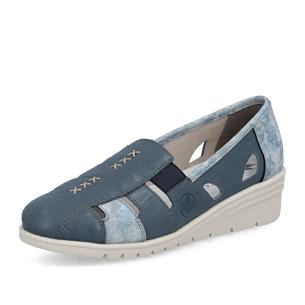 Dámské mokasíny RIEKER L5358-12 modrá S6