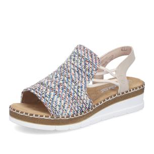 Dámské sandály RIEKER V1241-93 modrá S6