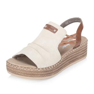 Dámské sandály RIEKER V4556-60 béžová S6