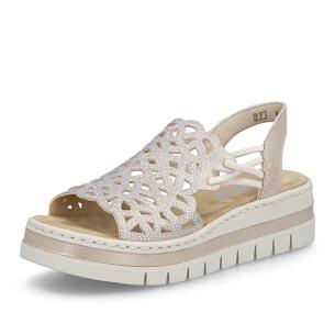 Dámské sandály RIEKER V4941-60 béžová S6