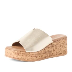 Dámské nazouváky TAMARIS 27228-44-965 zlatá S6