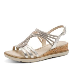 Dámské sandály TAMARIS 28714-46-957 stříbrná S6