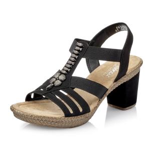 Dámské sandály RIEKER 66506-00 černá S5