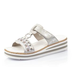 Dámské nazouváky RIEKER V02M6-40 šedá S5