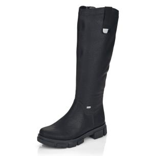 Dámské kozačky RIEKER Y7190-00 černá W4