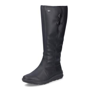 Dámské kozačky RIEKER Z0090-00 černá W4