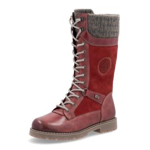 Dámské kozačky REMONTE D9380-35 červená W4