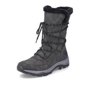 Dámské kozačky RIEKER M9684-45 šedá W4