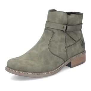 Dámská kotníková obuv RIEKER Z4167-54 zelená W4
