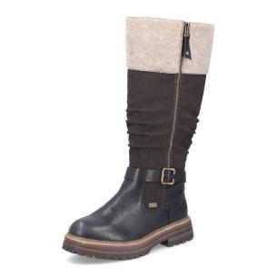 Dámské kozačky RIEKER 93092-90 černá W5