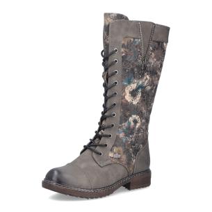 Dámské kozačky RIEKER 94731-90 šedá W5