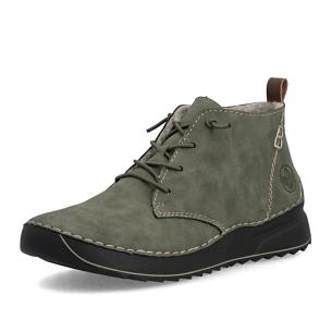 Dámská kotníková obuv RIEKER 51510-54 zelená W6