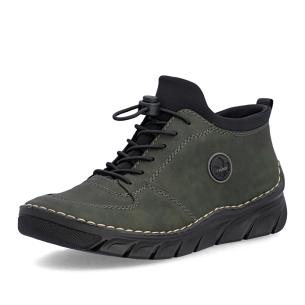 Dámská kotníková obuv RIEKER 55071-54 zelená W6