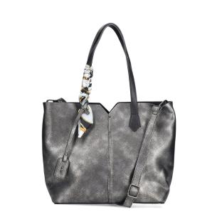 Dámská kabelka RIEKER H1006-42 stříbrná W5