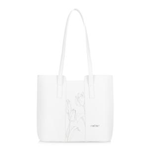 Dámská kabelka RIEKER C2549-110-TUL bílá W5