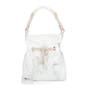 Dámská kabelka RIEKER C0156-110-TUL bílá W5