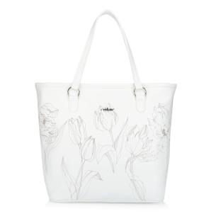 Dámská kabelka RIEKER C0009-110-TUL bílá W5