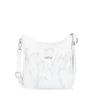 Dámská kabelka RIEKER C2604-110-TUL bílá S6