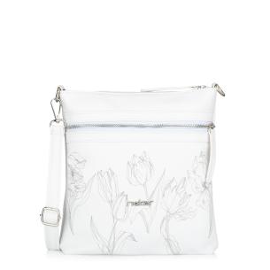 Dámská kabelka RIEKER C2533-110-TUL bílá S6