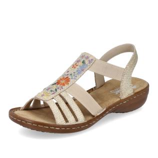 Dámské sandály RIEKER 60808-60 béžová S4
