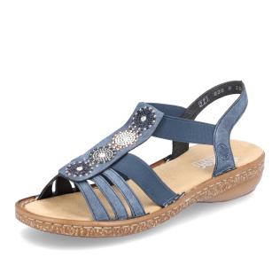 Dámské sandály RIEKER 628G9-16 modrá S5