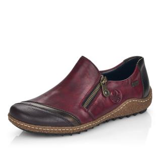 Dámské polobotky RIEKER L7571-25 červená W4