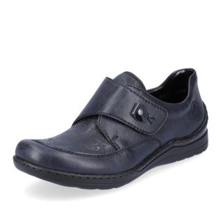 Dámské polobotky RIEKER 48951-14 modrá W4