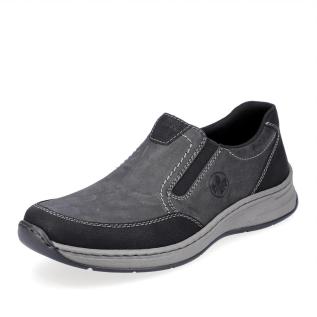 Pánské mokasíny RIEKER 14362-00 šedá W5