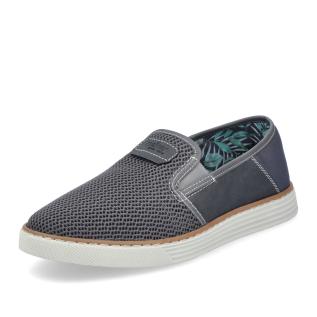 Pánské mokasíny RIEKER B2267-45 šedá S5