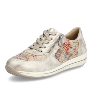 Dámské polobotky RIEKER N1112-91 zlatá S5