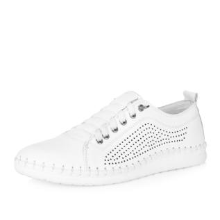 Dámské polobotky IBERIUS 064-6019B bílá S5