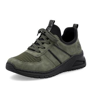 Dámské tenisky RIEKER M4970-54 zelená W5