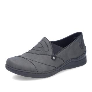 Dámské mokasíny RIEKER 48961-45 šedá S6