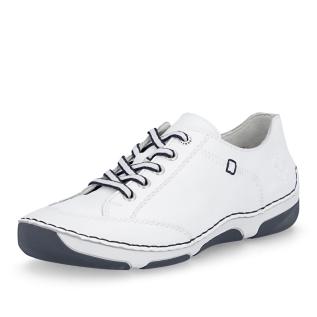 Dámské polobotky RIEKER 55901-80 bílá S6