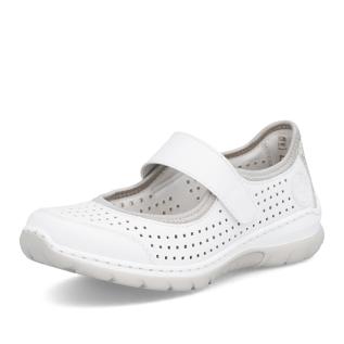 Dámské baleríny RIEKER L32B5-82 bílá S6