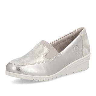 Dámské mokasíny RIEKER L5351-60 zlatá S6