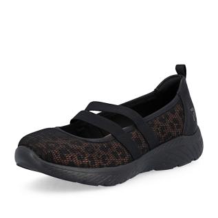 Dámské baleríny RIEKER M5075-00 černá S6