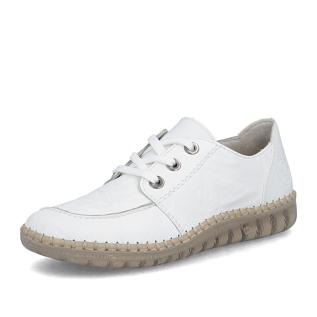 Dámské polobotky RIEKER N2402-80 bílá S6