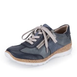 Dámské polobotky RIEKER N4221-14 modrá S6