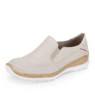 Dámské mokasíny RIEKER N4296-60 béžová S6