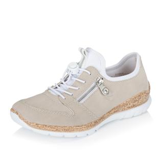 Dámské polobotky RIEKER N42G0-60 béžová S6