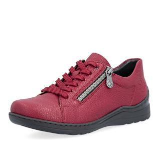 Dámské polobotky RIEKER 48901-35 červená W6