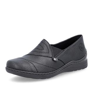 Dámské mokasíny RIEKER 48961-02 černá W6