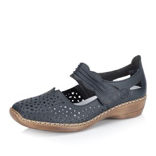 Dámské polobotky RIEKER 41399-14 modrá S5