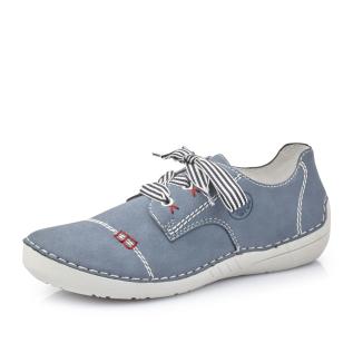 Dámské polobotky RIEKER 52520-14 modrá S5