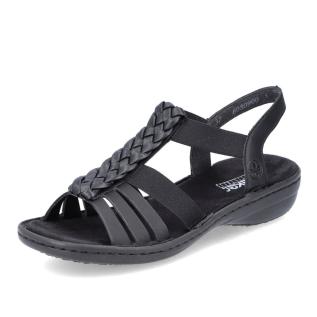 Dámské sandály RIEKER 60809-00 černá S5